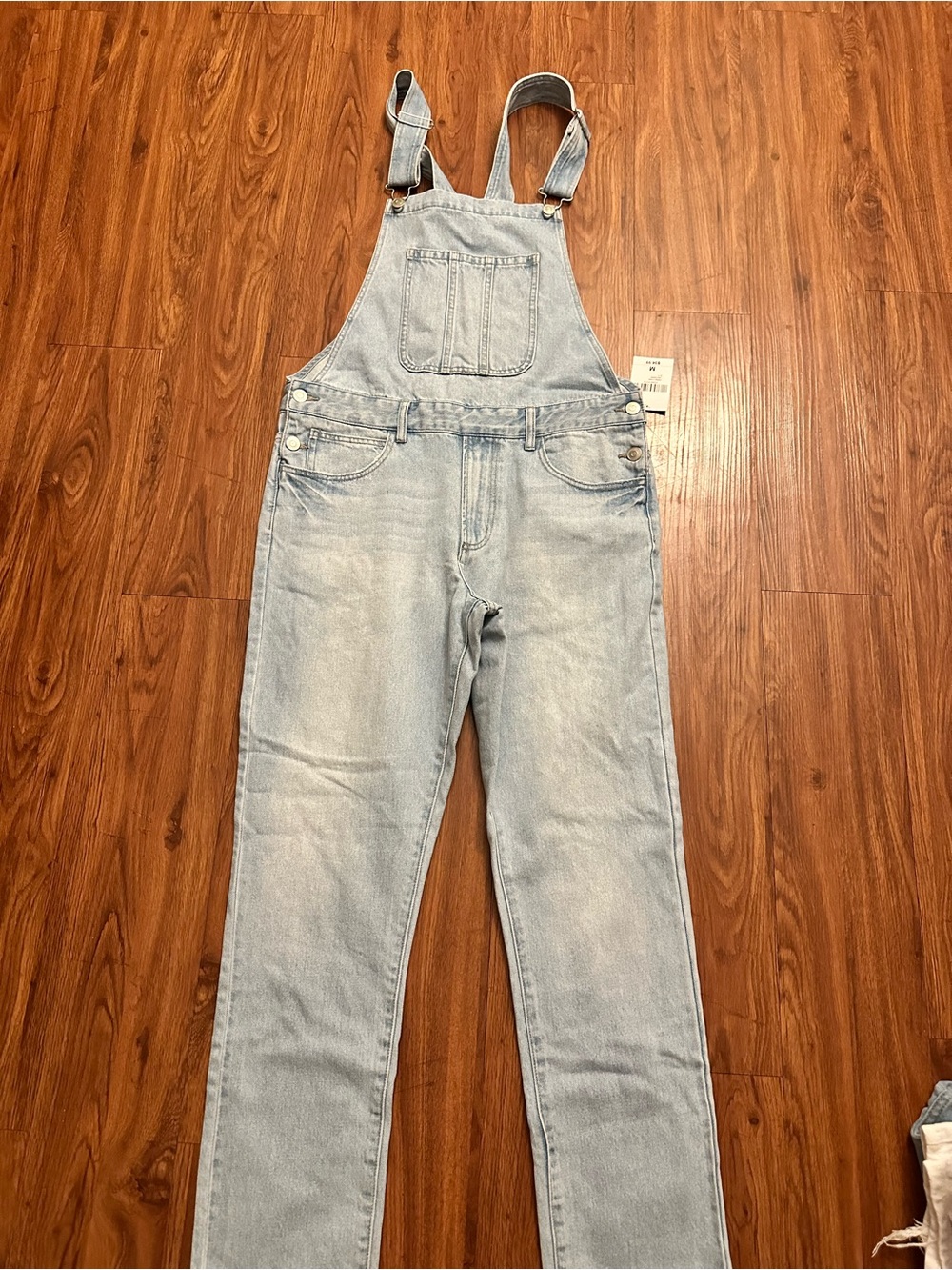 Forever 21 Light Wash Denim Overalls